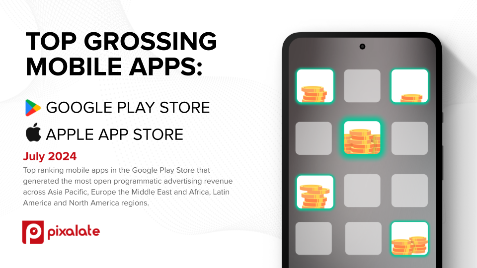 July 2024 Top Grossing Mobile Apps - blog cover