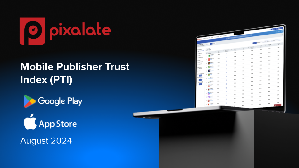 August 2024 Mobile Publisher Trust Index (PTI) - email and blog cover