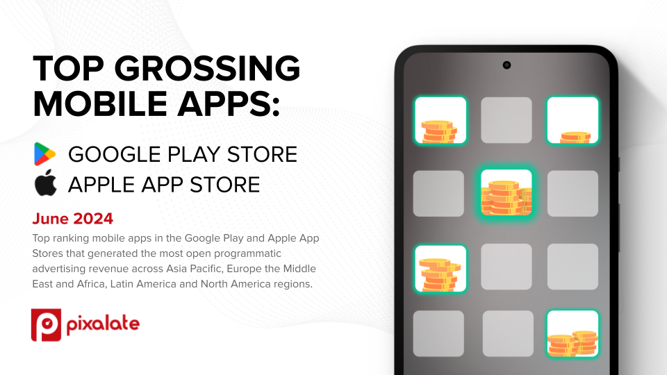 June 2024 Top Grossing Mobile Apps - email and blog cover