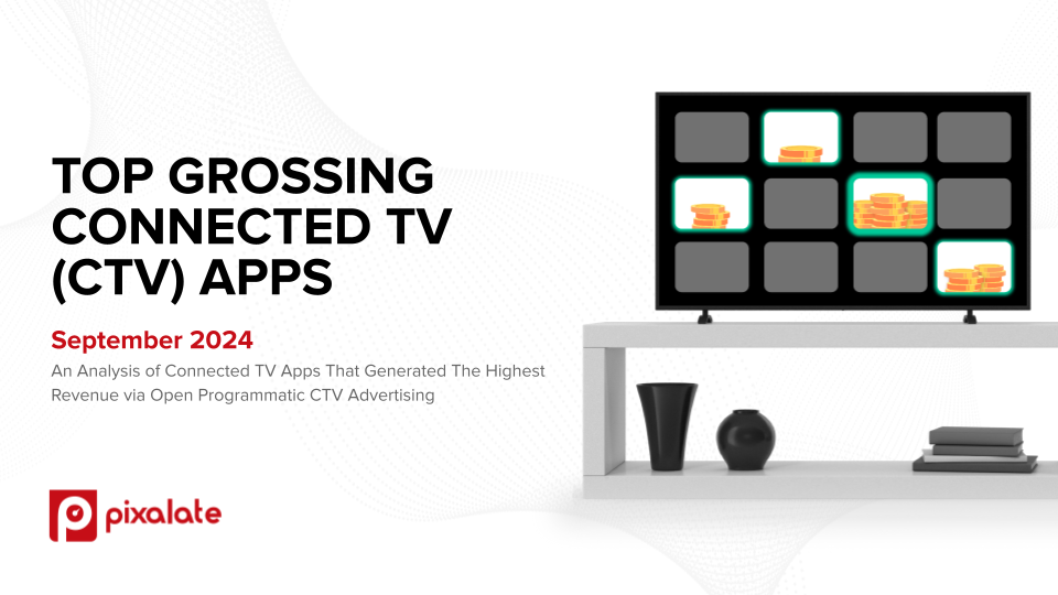 September 2024 Top Grossing CTV Apps - email and blog cover