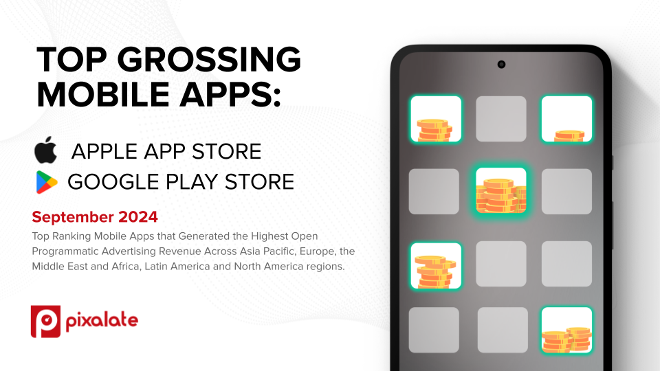 September 2024 Top Grossing Mobile Apps - email and blog cover
