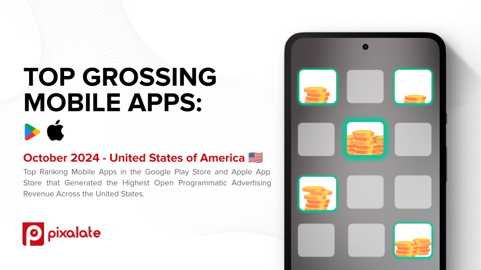 October 2024 Top Grossing Mobile Apps - USA 