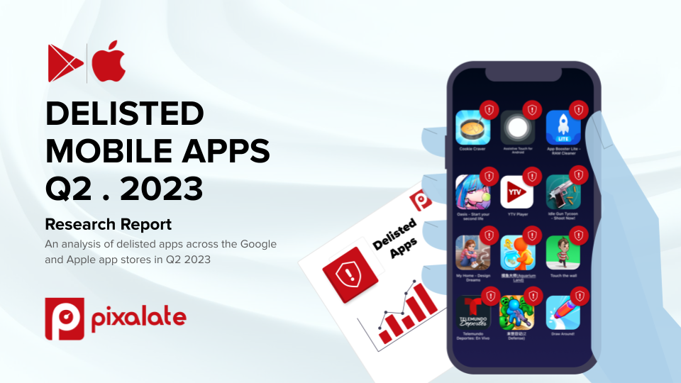 Pixalate - Q2 2023 Delisted Mobile Apps Report Cover